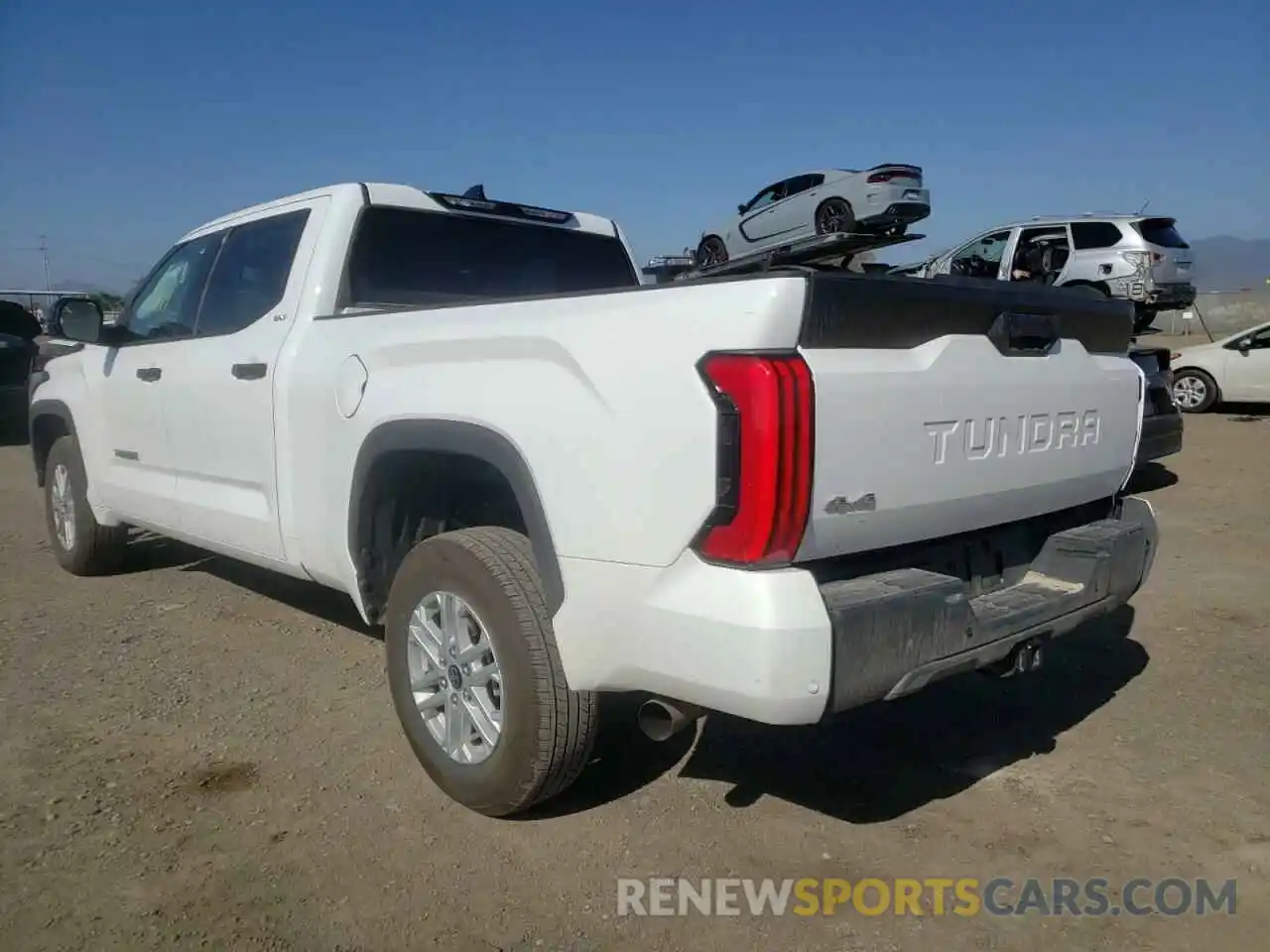 3 Photograph of a damaged car 5TFLA5EC4NX002794 TOYOTA TUNDRA 2022