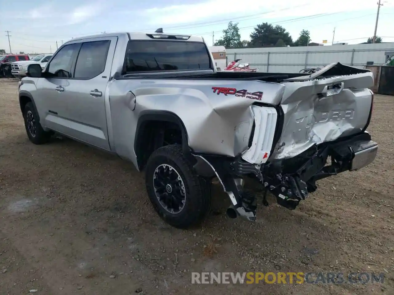 3 Photograph of a damaged car 5TFLA5EC7NX002403 TOYOTA TUNDRA 2022