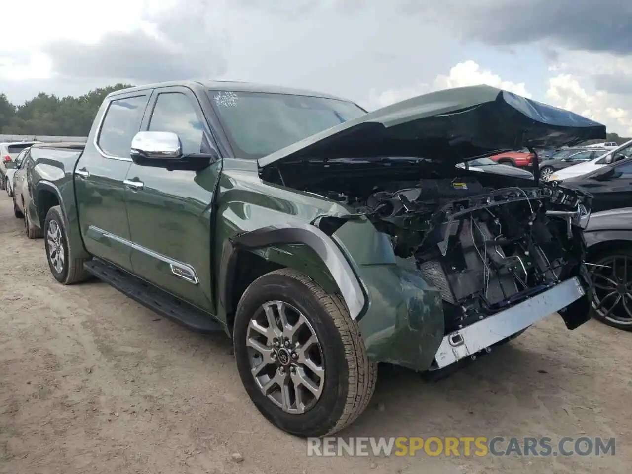 1 Photograph of a damaged car 5TFMA5AB6NX007075 TOYOTA TUNDRA 2022