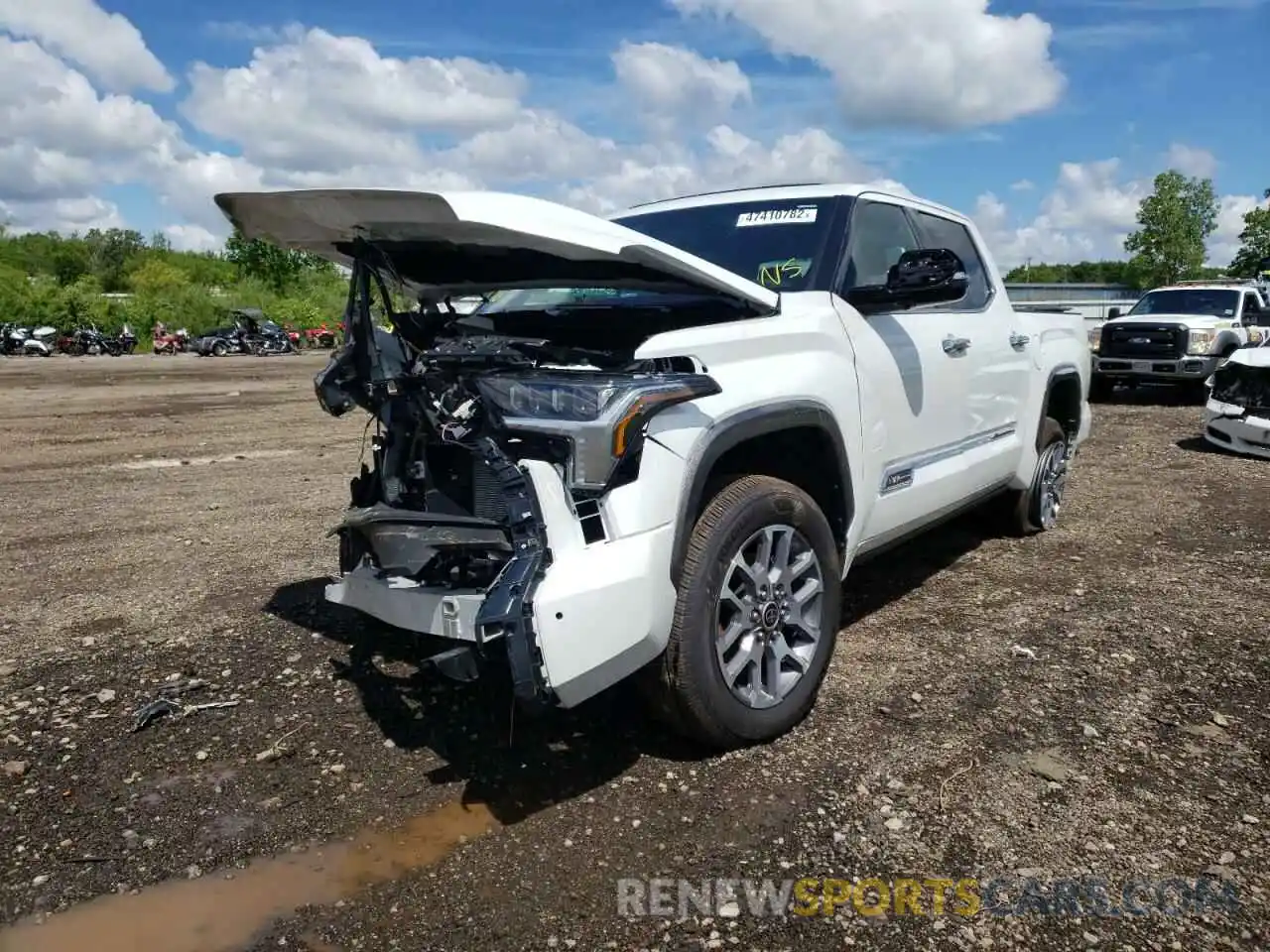 2 Photograph of a damaged car 5TFMA5DB6NX004852 TOYOTA TUNDRA 2022