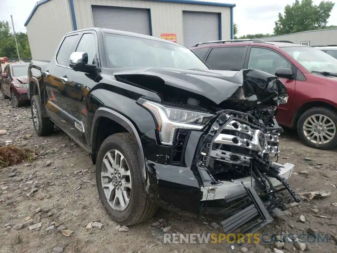 1 Photograph of a damaged car 5TFMA5DB9NX009172 TOYOTA TUNDRA 2022