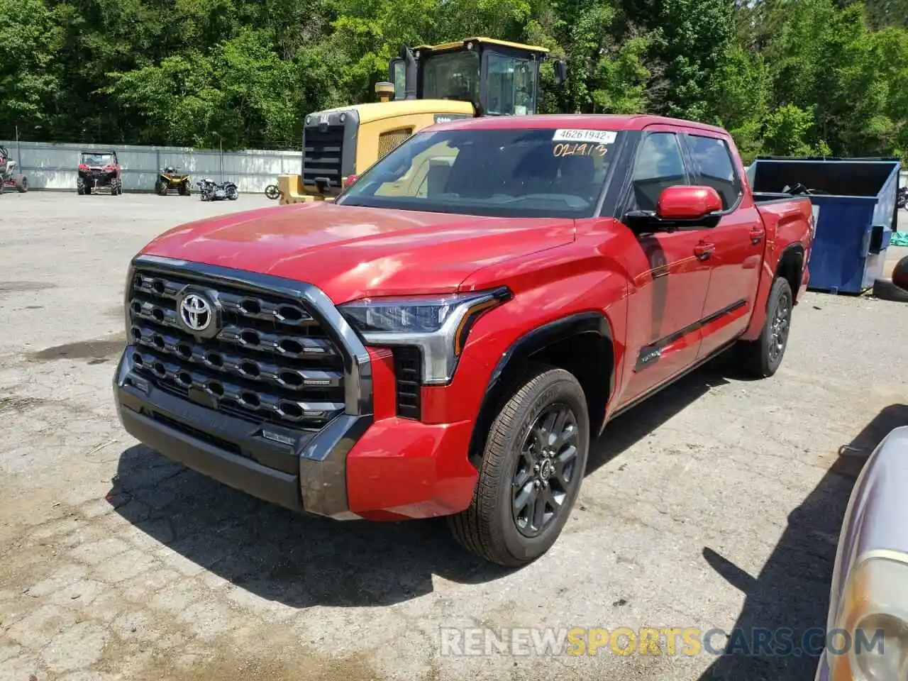 2 Photograph of a damaged car 5TFNA5DB2NX021913 TOYOTA TUNDRA 2022