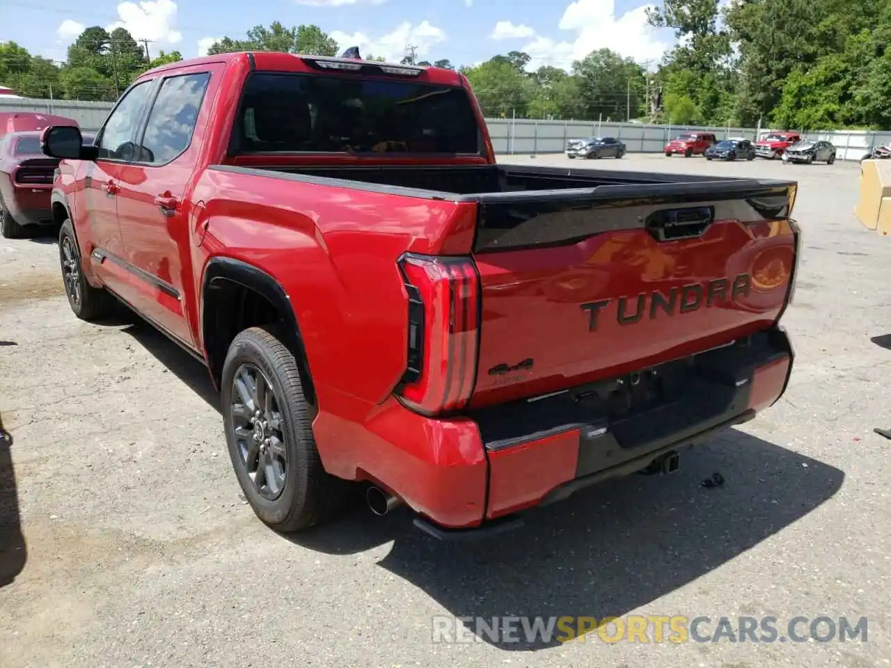 3 Photograph of a damaged car 5TFNA5DB2NX021913 TOYOTA TUNDRA 2022