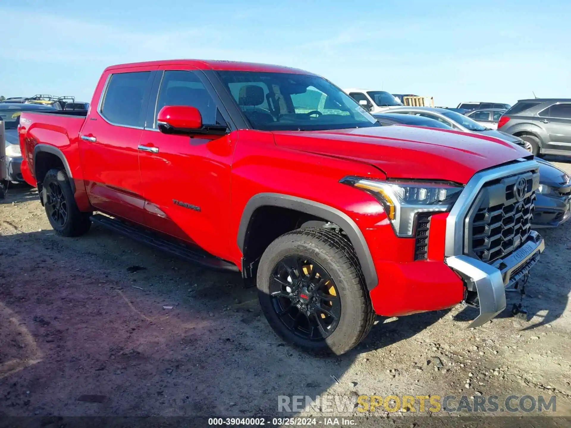 1 Photograph of a damaged car 5TFJA5DB4PX112666 TOYOTA TUNDRA 2023