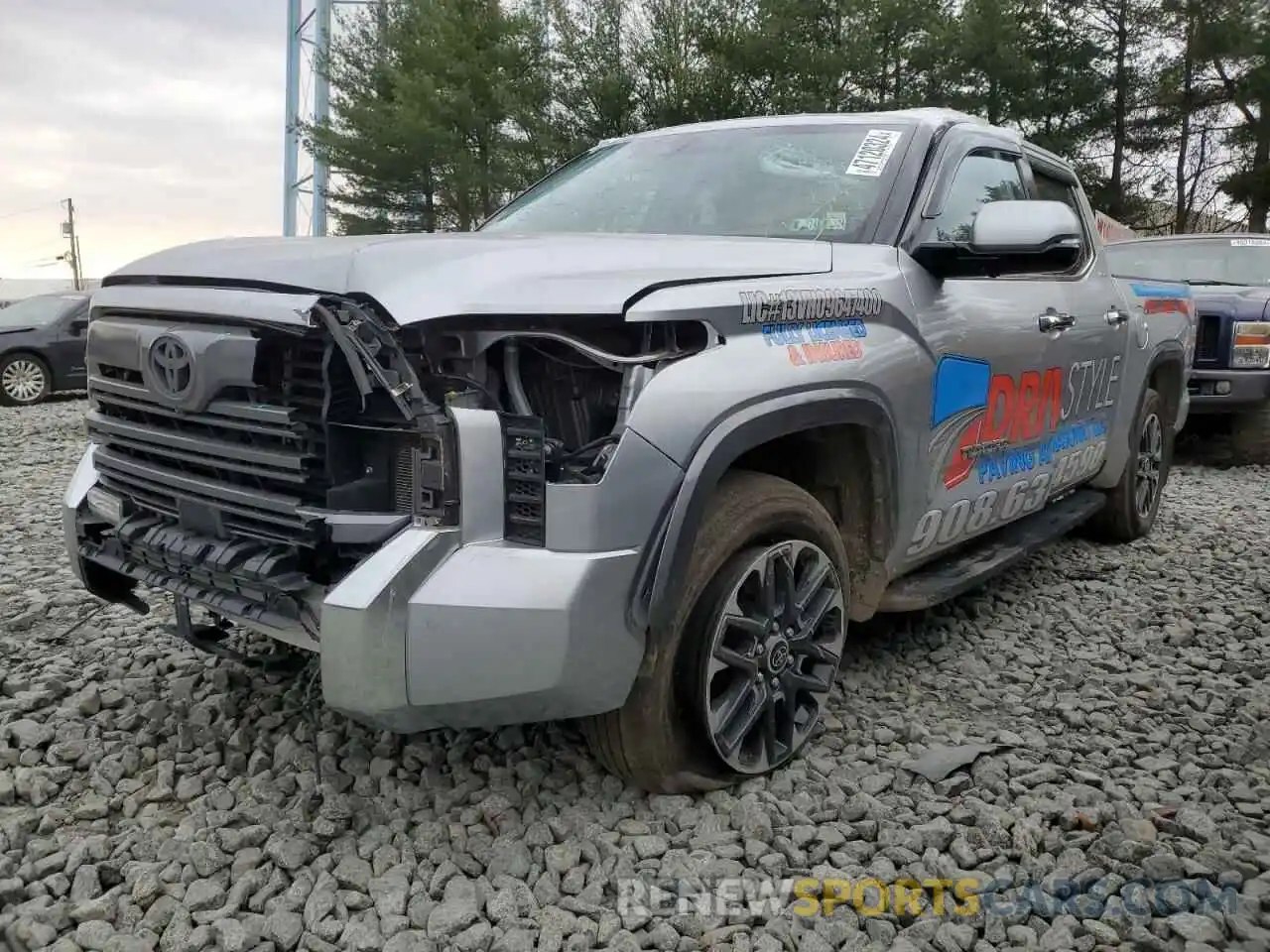 1 Photograph of a damaged car 5TFJA5DB9PX087697 TOYOTA TUNDRA 2023