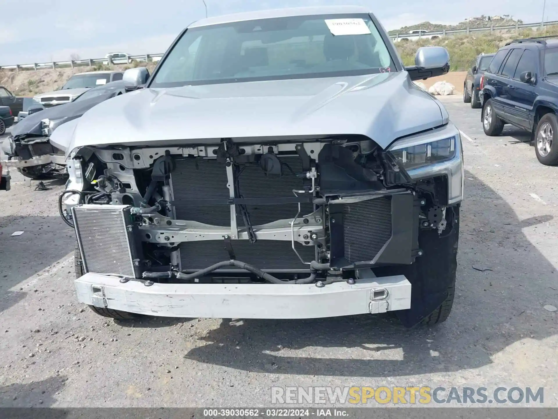 6 Photograph of a damaged car 5TFJA5DBXPX097171 TOYOTA TUNDRA 2023