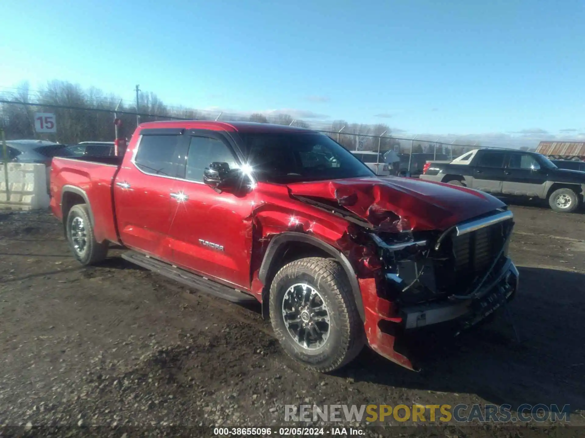 1 Photograph of a damaged car 5TFJA5EC3PX017409 TOYOTA TUNDRA 2023