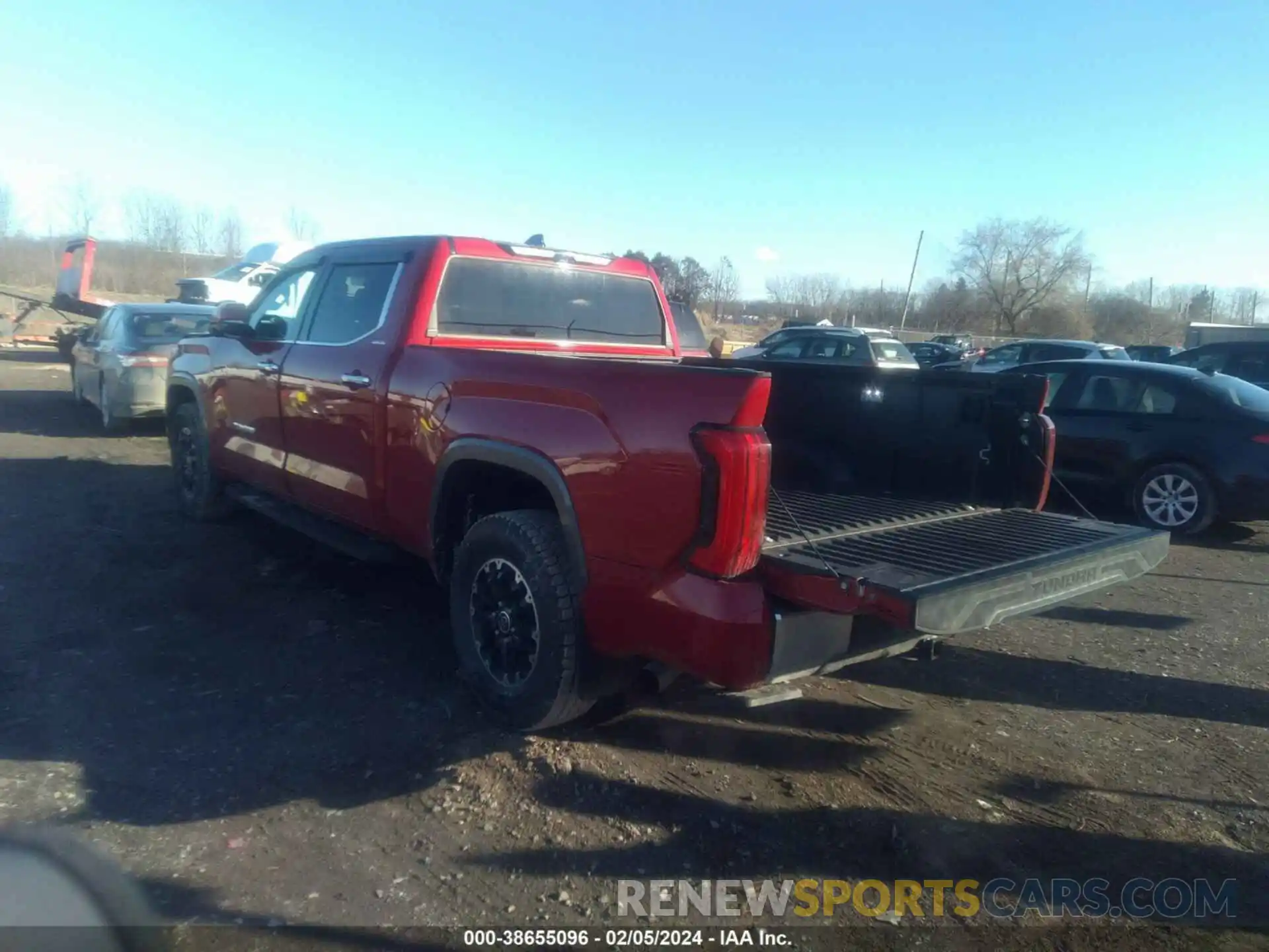 2 Photograph of a damaged car 5TFJA5EC3PX017409 TOYOTA TUNDRA 2023