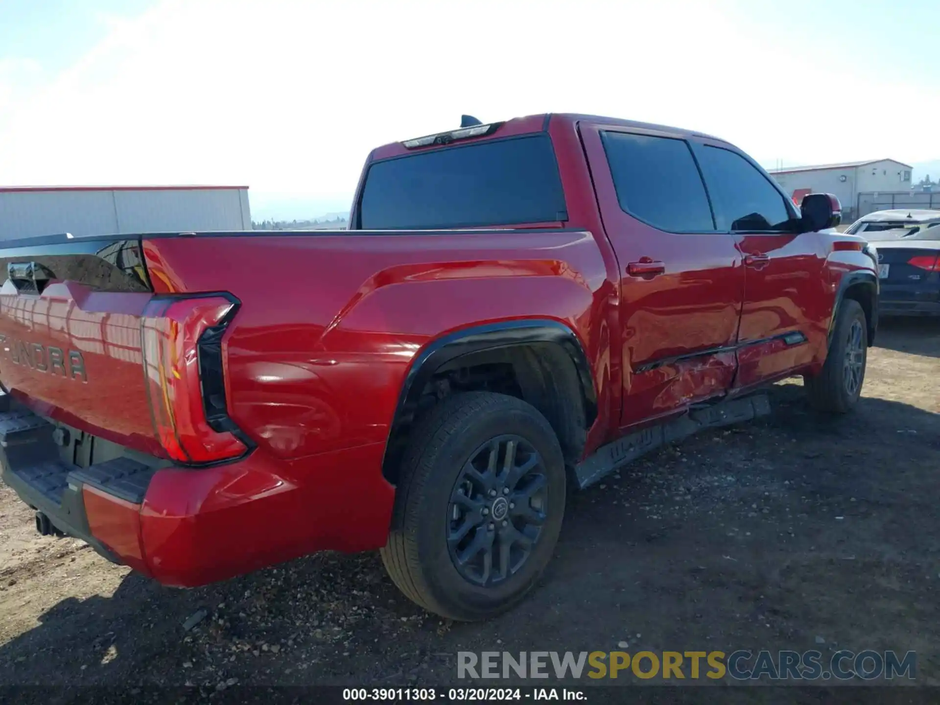 4 Photograph of a damaged car 5TFNA5DB3PX062943 TOYOTA TUNDRA 2023