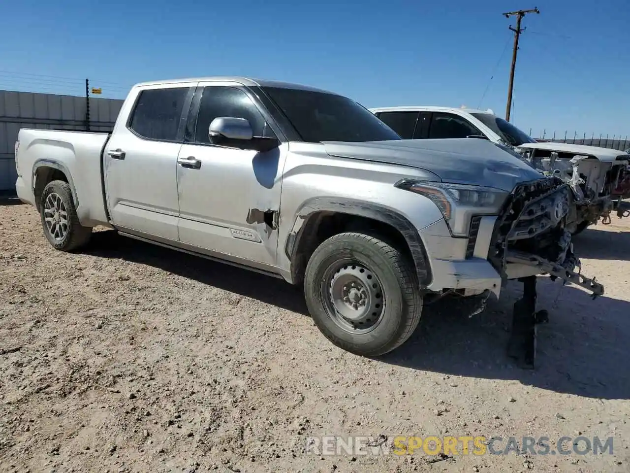 4 Фотография поврежденного автомобиля 5TFNA5EC6PX011699 TOYOTA TUNDRA 2023