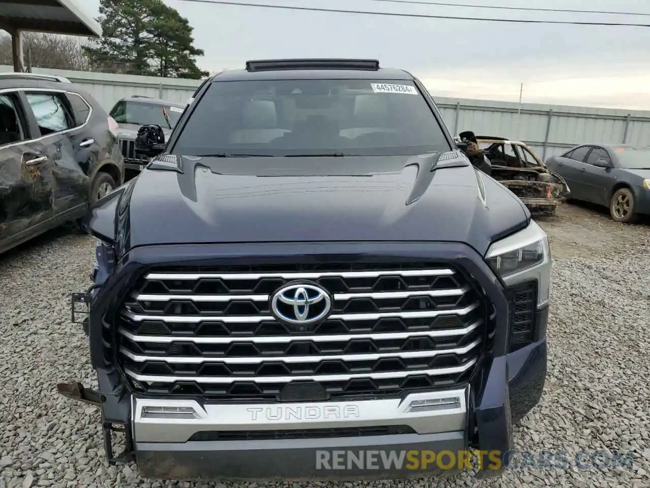 5 Photograph of a damaged car 5TFVC5DB4PX015981 TOYOTA TUNDRA 2023