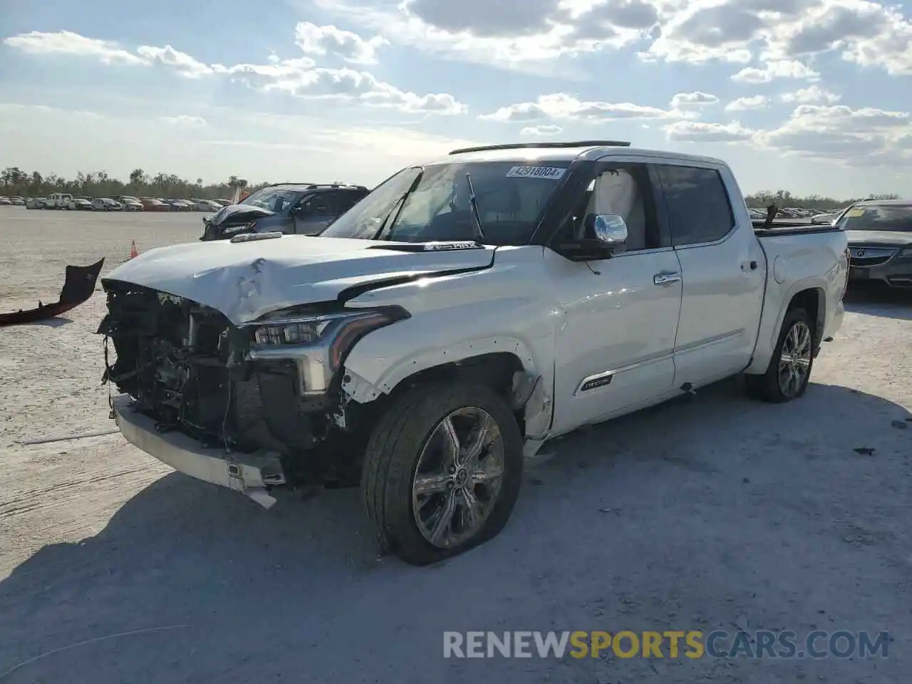 1 Photograph of a damaged car 5TFVC5DBXPX028945 TOYOTA TUNDRA 2023