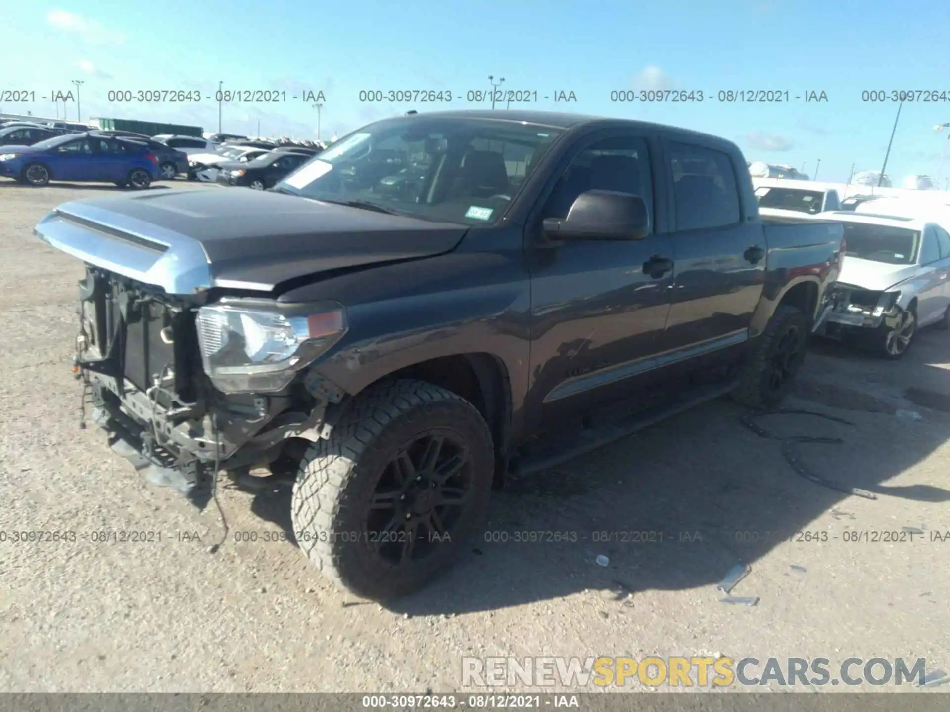 2 Photograph of a damaged car 5TFEM5F10KX138445 TOYOTA TUNDRA 2WD 2019