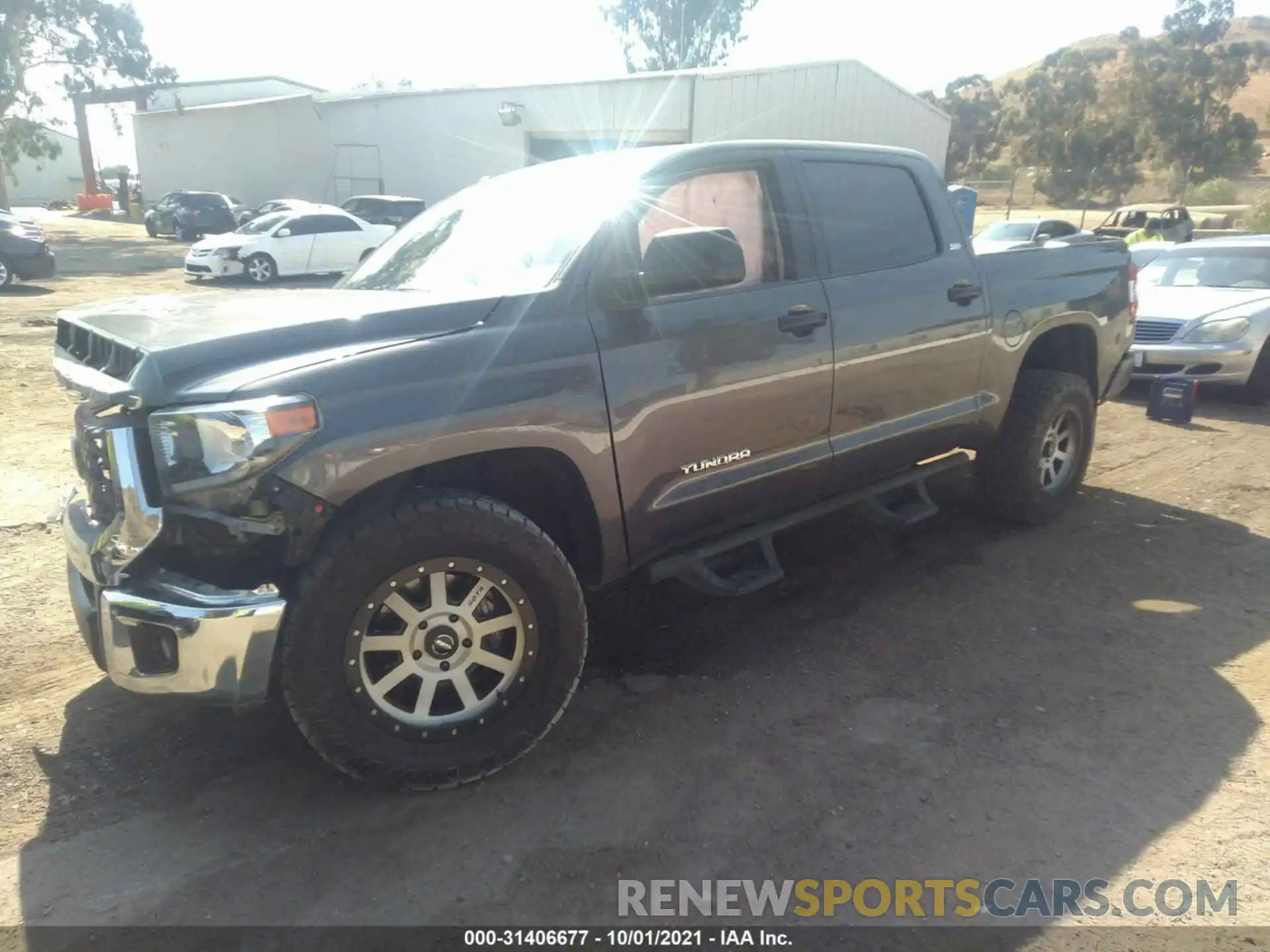 2 Photograph of a damaged car 5TFEM5F13KX134924 TOYOTA TUNDRA 2WD 2019