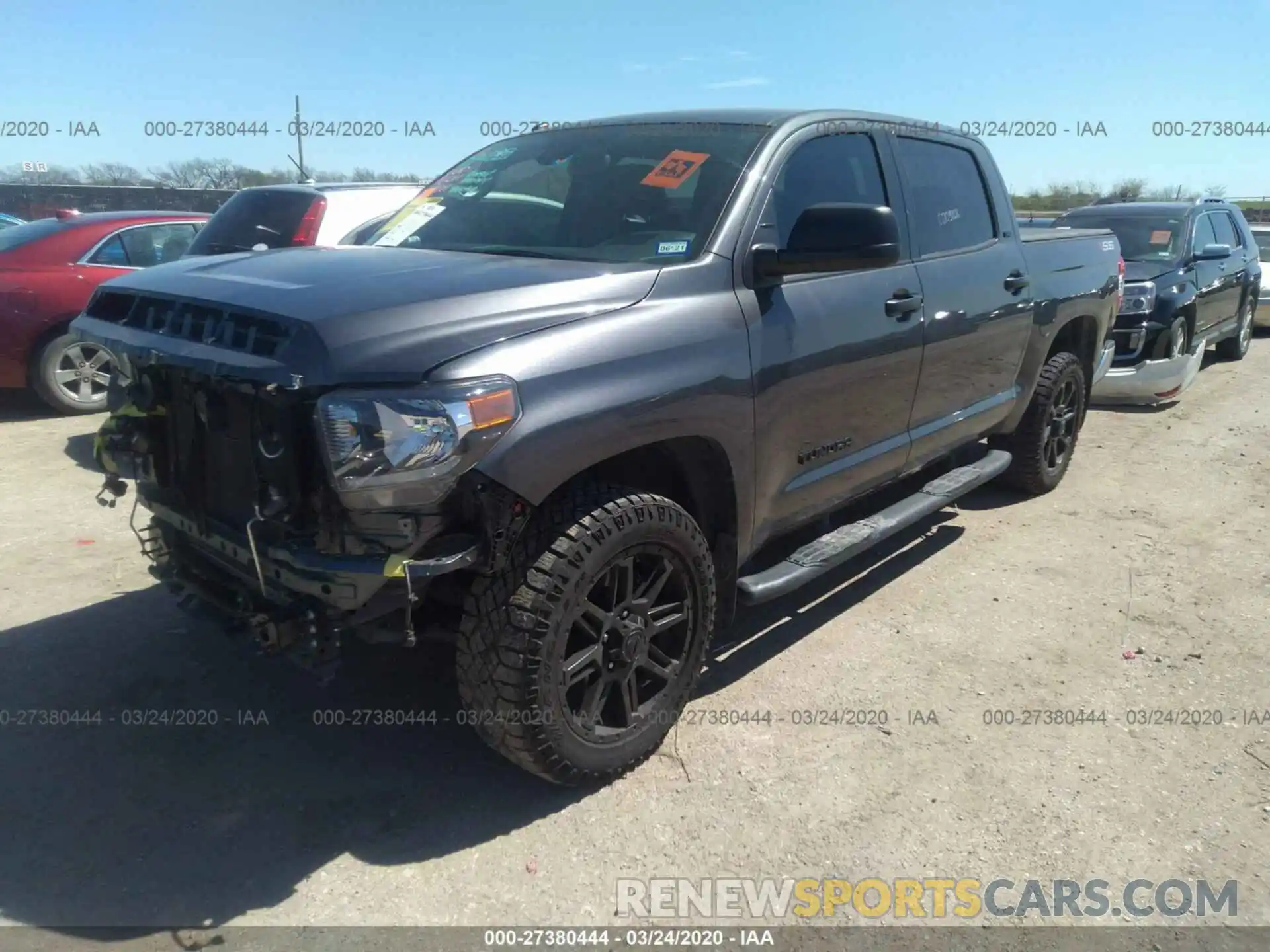 2 Photograph of a damaged car 5TFEM5F13KX140397 TOYOTA TUNDRA 2WD 2019