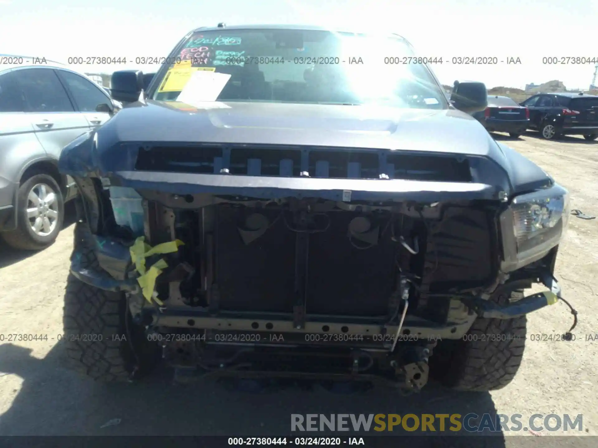 6 Photograph of a damaged car 5TFEM5F13KX140397 TOYOTA TUNDRA 2WD 2019