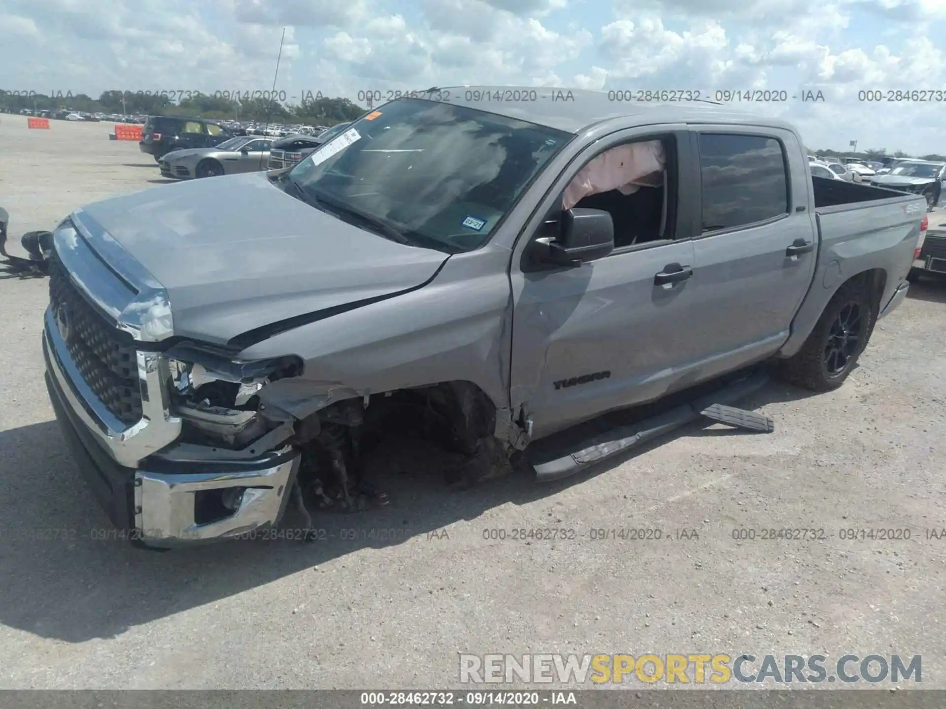 2 Photograph of a damaged car 5TFEM5F15KX140093 TOYOTA TUNDRA 2WD 2019