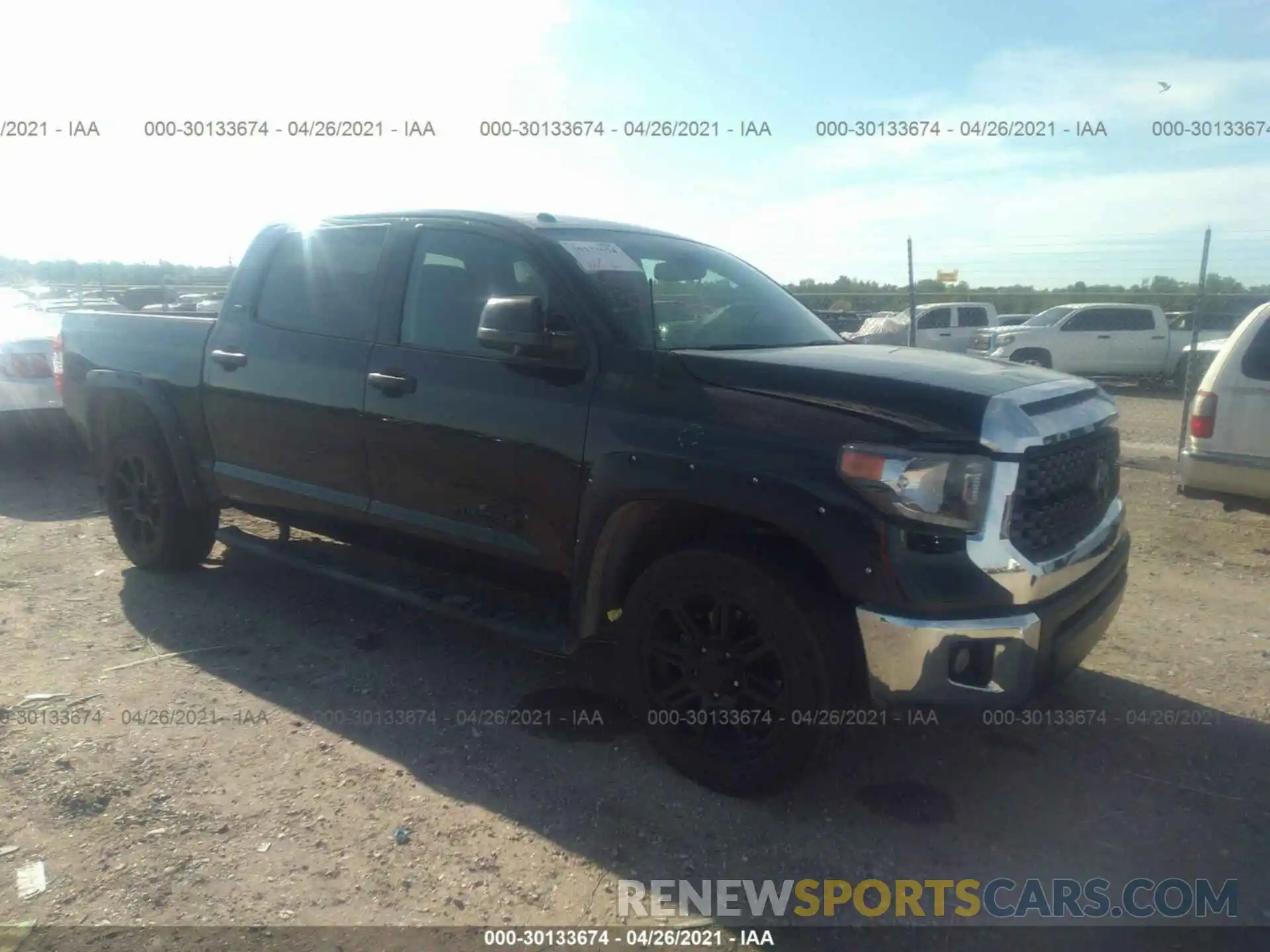 1 Photograph of a damaged car 5TFEM5F17KX141522 TOYOTA TUNDRA 2WD 2019