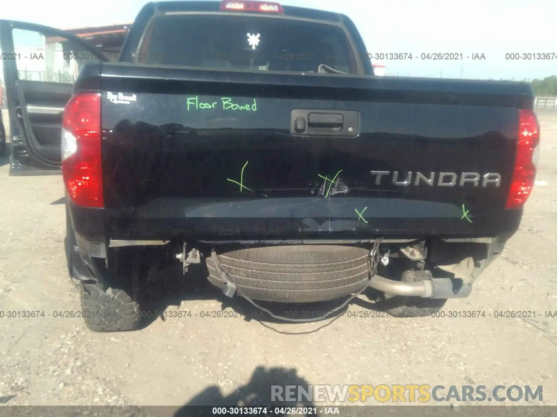 6 Photograph of a damaged car 5TFEM5F17KX141522 TOYOTA TUNDRA 2WD 2019