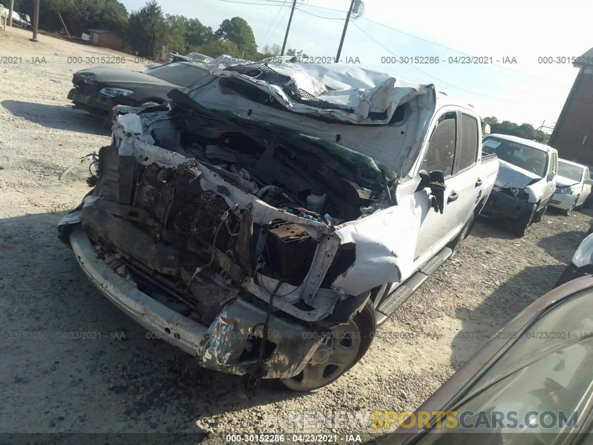 2 Photograph of a damaged car 5TFEM5F18KX141142 TOYOTA TUNDRA 2WD 2019