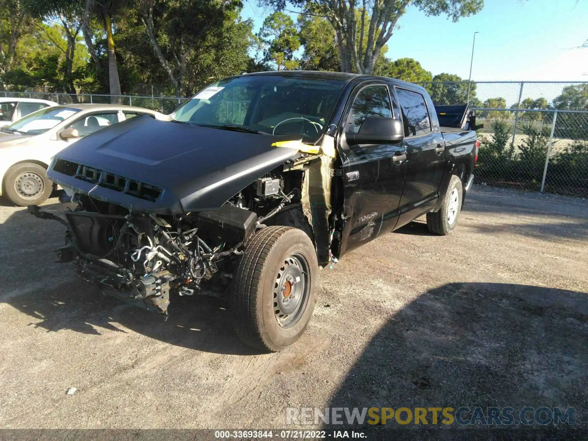 2 Photograph of a damaged car 5TFEY5F11KX252085 TOYOTA TUNDRA 2WD 2019