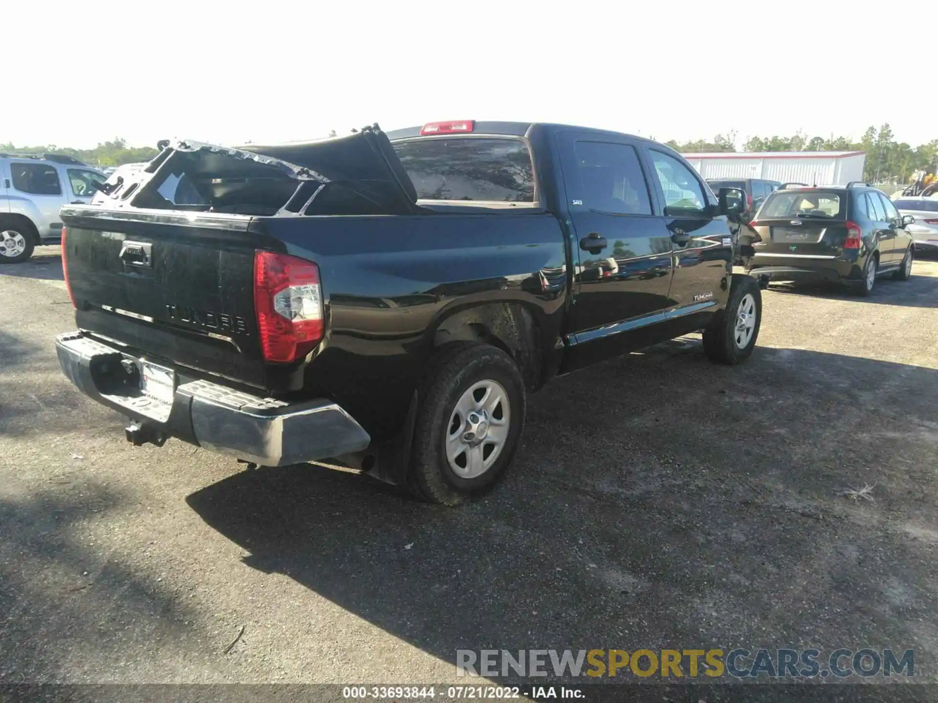 4 Photograph of a damaged car 5TFEY5F11KX252085 TOYOTA TUNDRA 2WD 2019