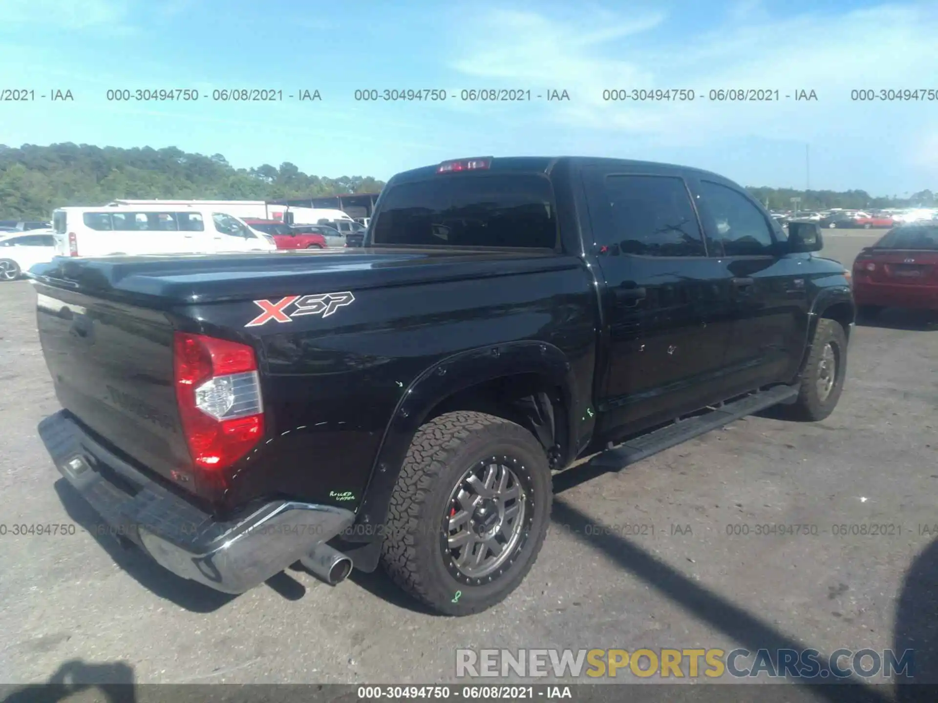 4 Photograph of a damaged car 5TFEY5F13KX246675 TOYOTA TUNDRA 2WD 2019