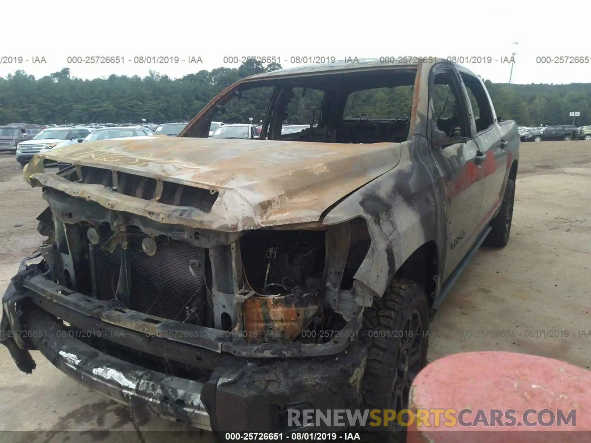 2 Photograph of a damaged car 5TFEY5F13KX249947 TOYOTA TUNDRA 2WD 2019