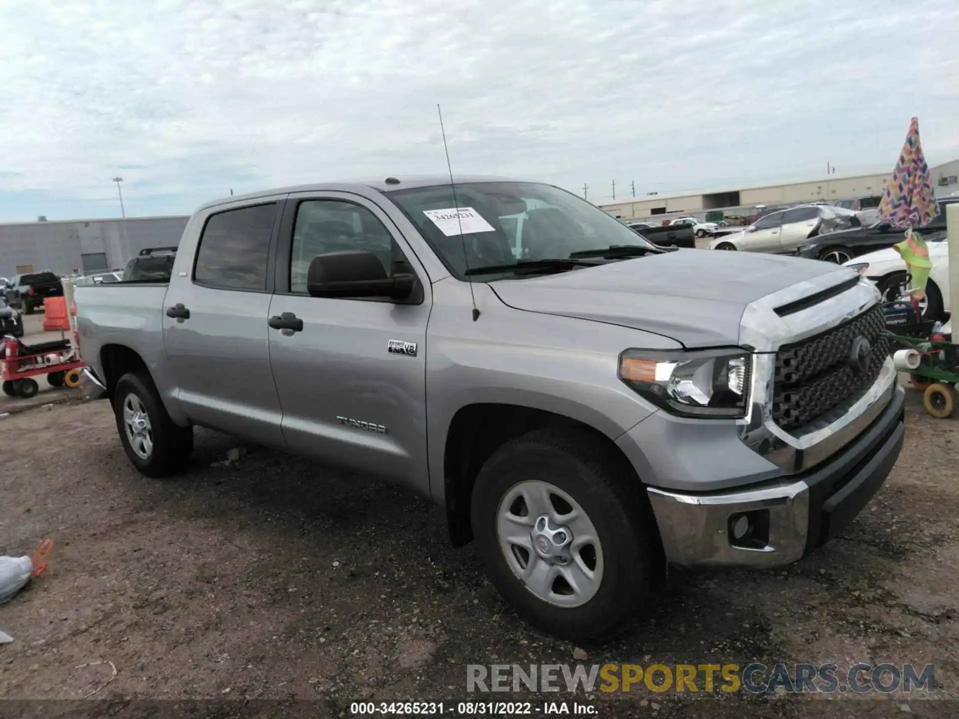 1 Photograph of a damaged car 5TFEY5F15KX254874 TOYOTA TUNDRA 2WD 2019