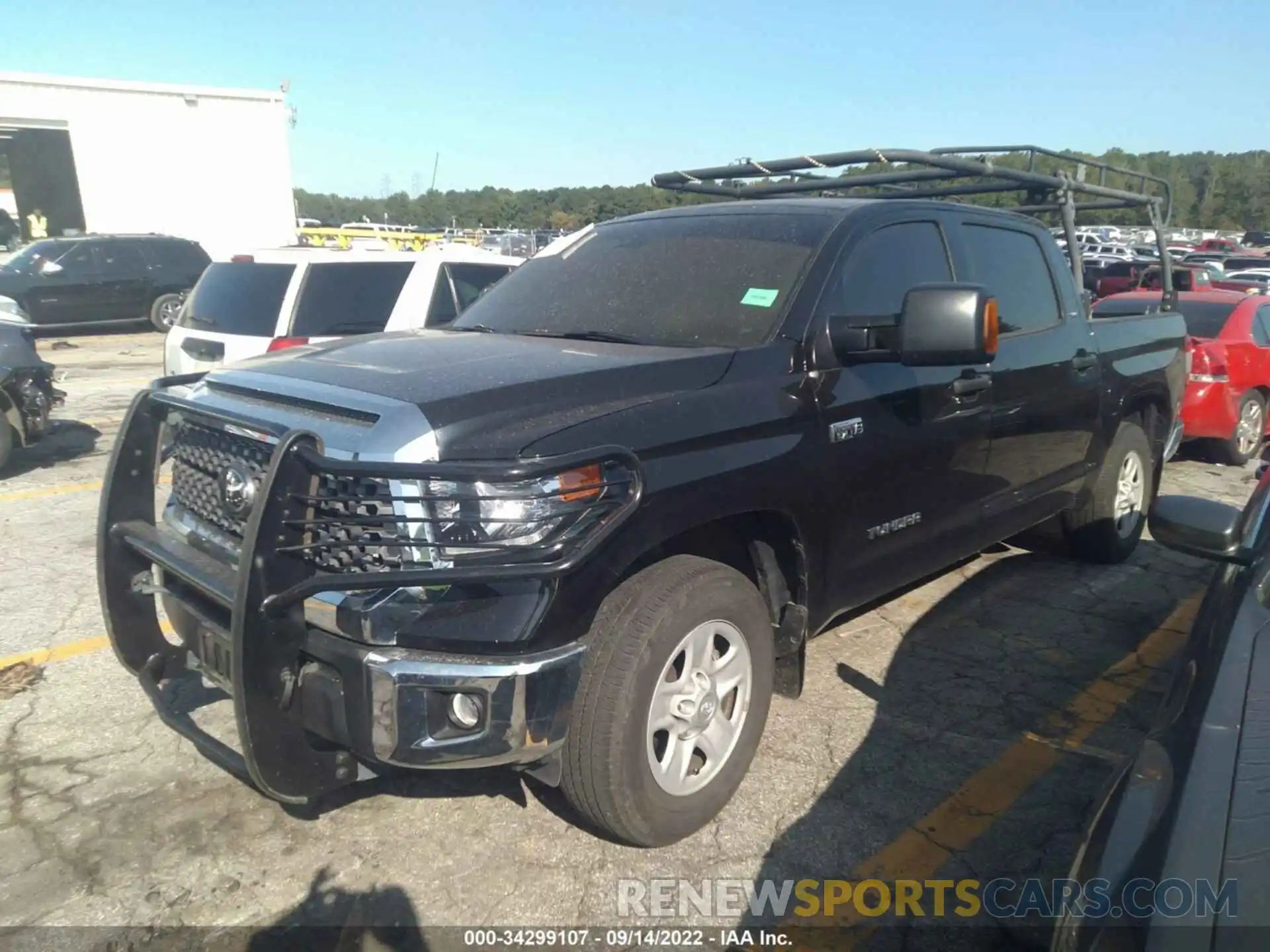 2 Photograph of a damaged car 5TFEY5F16KX254043 TOYOTA TUNDRA 2WD 2019