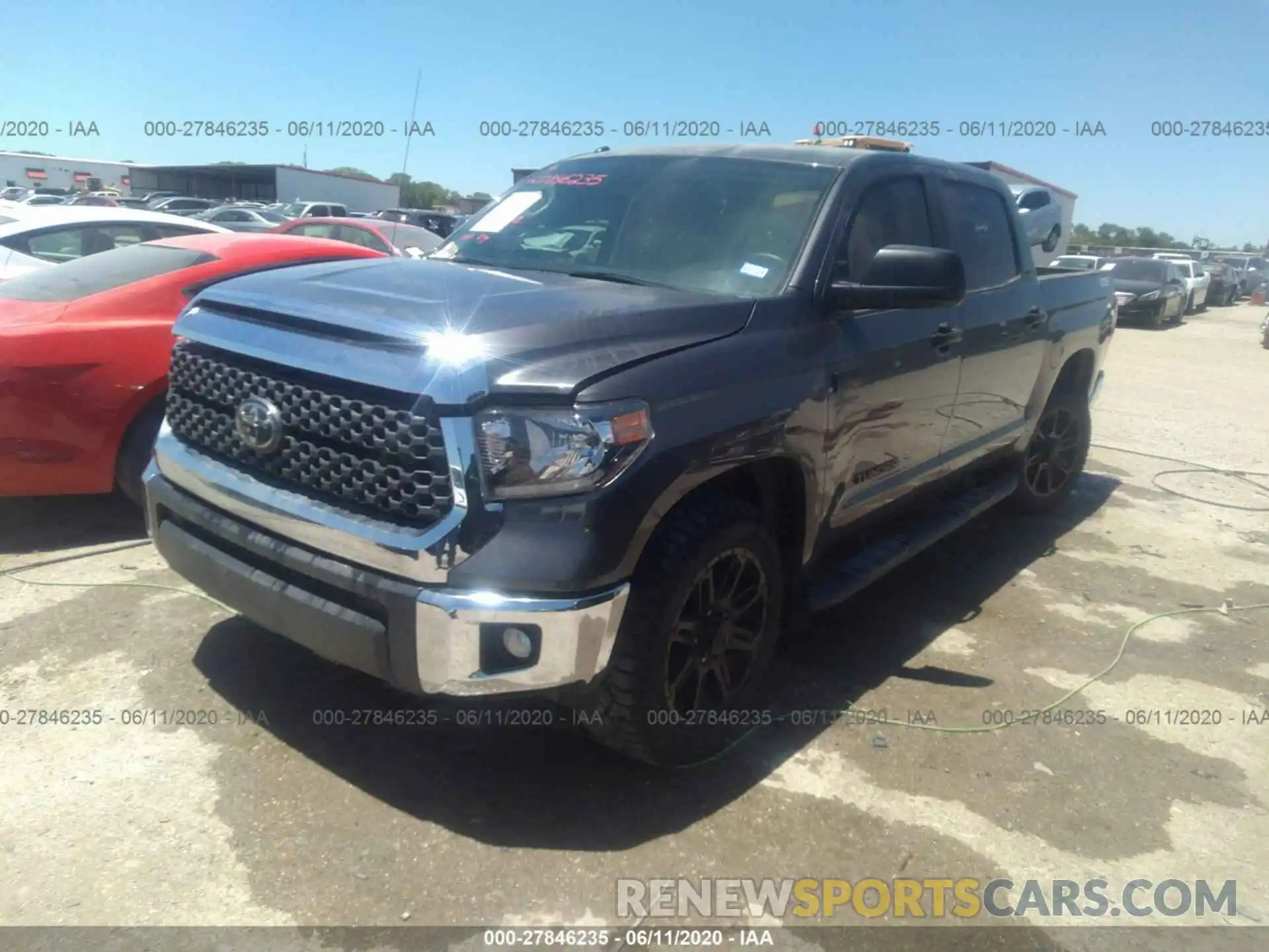 2 Photograph of a damaged car 5TFEY5F17KX249742 TOYOTA TUNDRA 2WD 2019