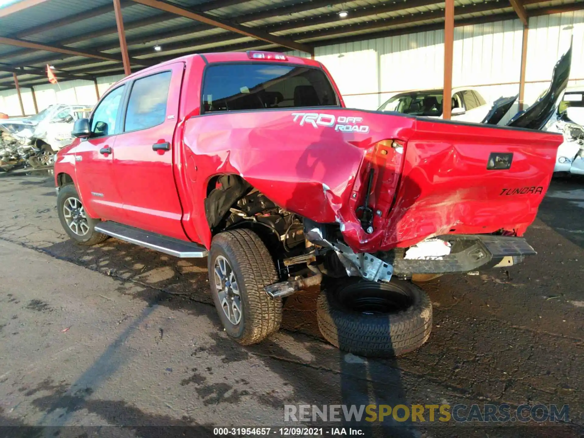 3 Photograph of a damaged car 5TFEY5F18KX245683 TOYOTA TUNDRA 2WD 2019