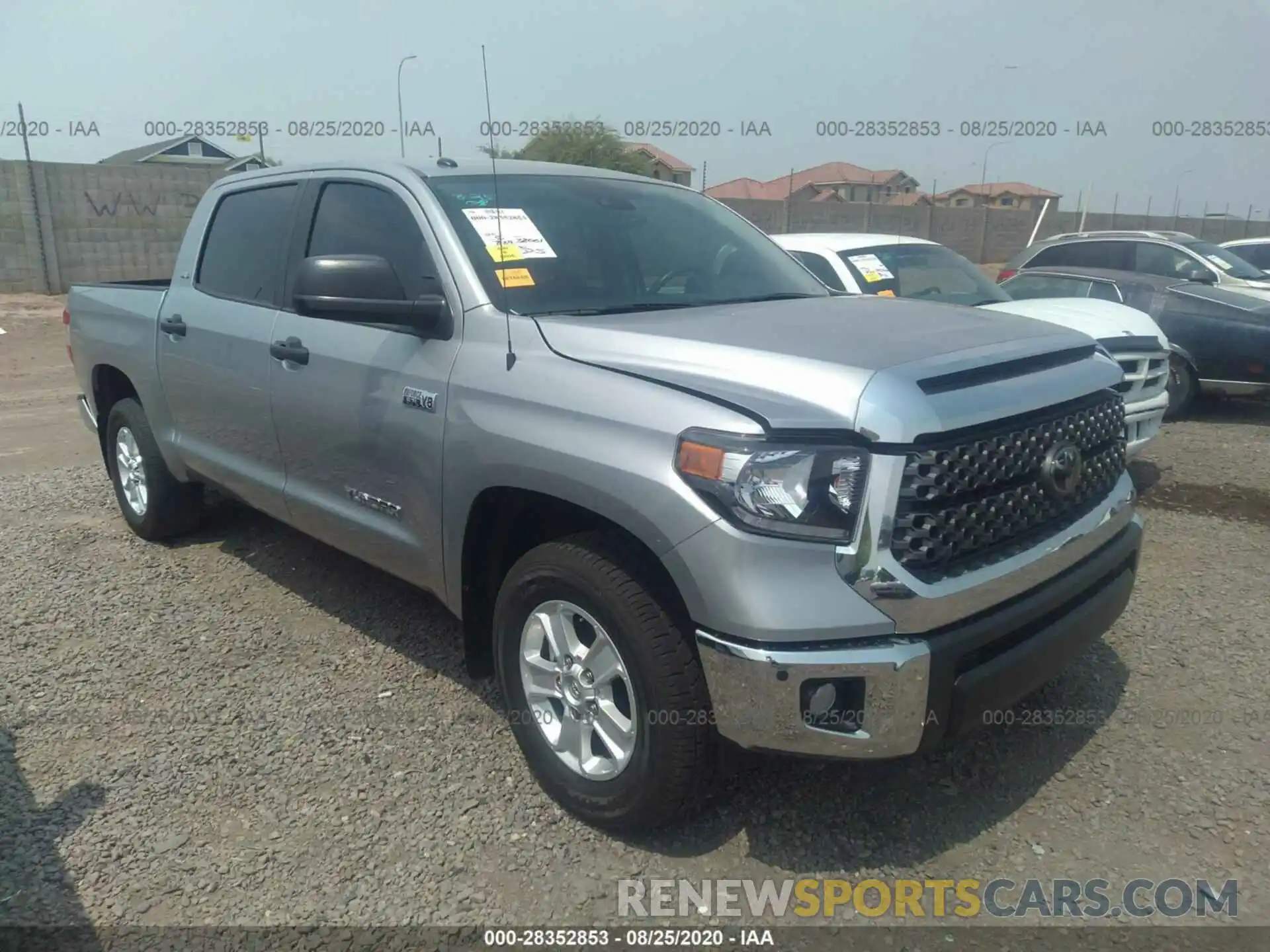 1 Photograph of a damaged car 5TFEY5F1XKX251937 TOYOTA TUNDRA 2WD 2019