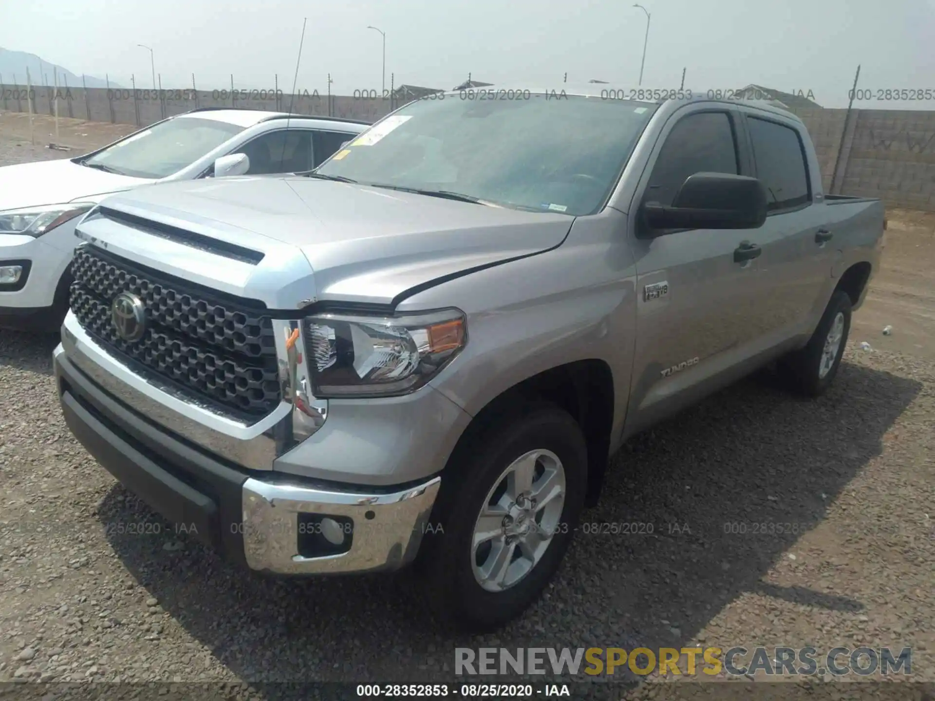 2 Photograph of a damaged car 5TFEY5F1XKX251937 TOYOTA TUNDRA 2WD 2019