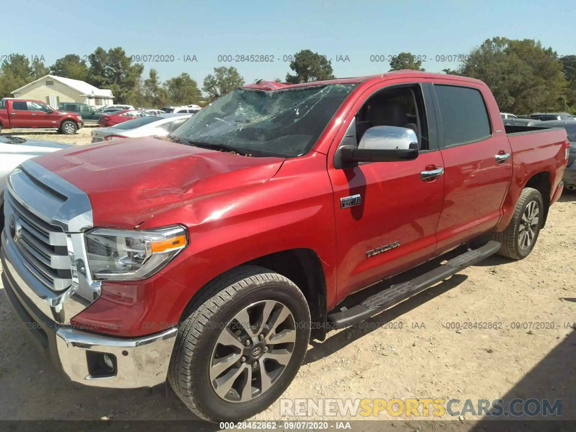 2 Photograph of a damaged car 5TFFY5F10KX249098 TOYOTA TUNDRA 2WD 2019