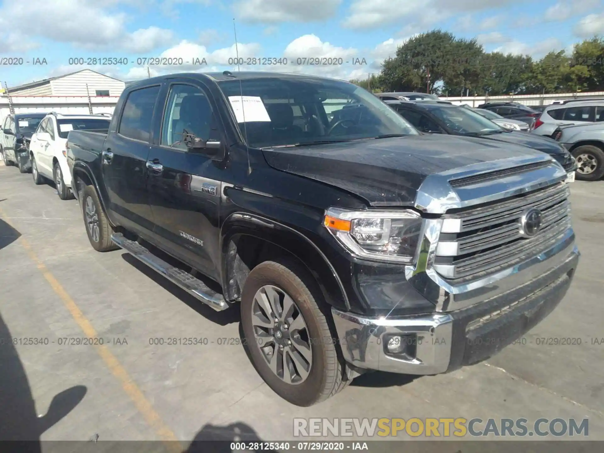 1 Photograph of a damaged car 5TFFY5F10KX251465 TOYOTA TUNDRA 2WD 2019