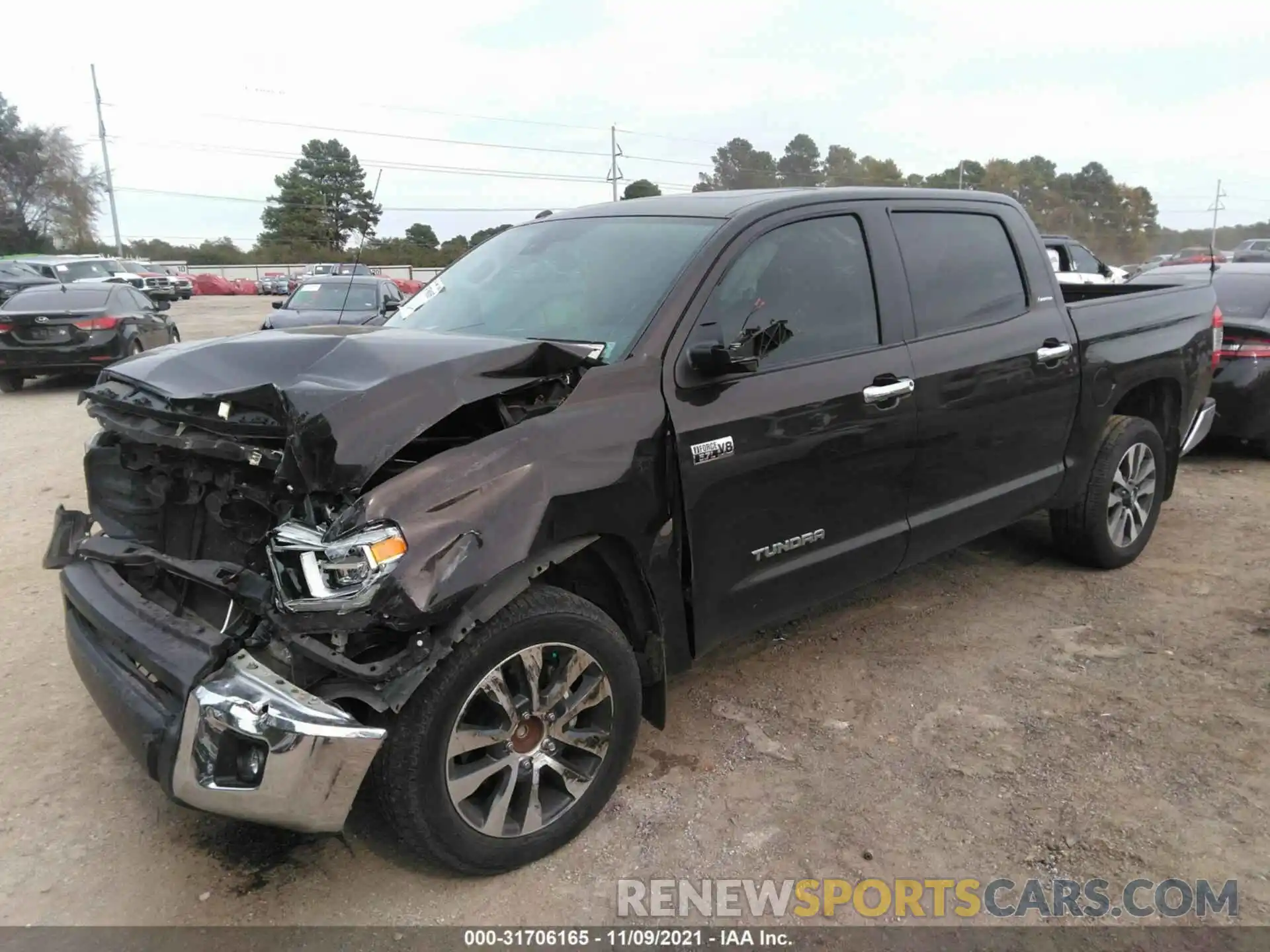 2 Photograph of a damaged car 5TFFY5F13KX245451 TOYOTA TUNDRA 2WD 2019