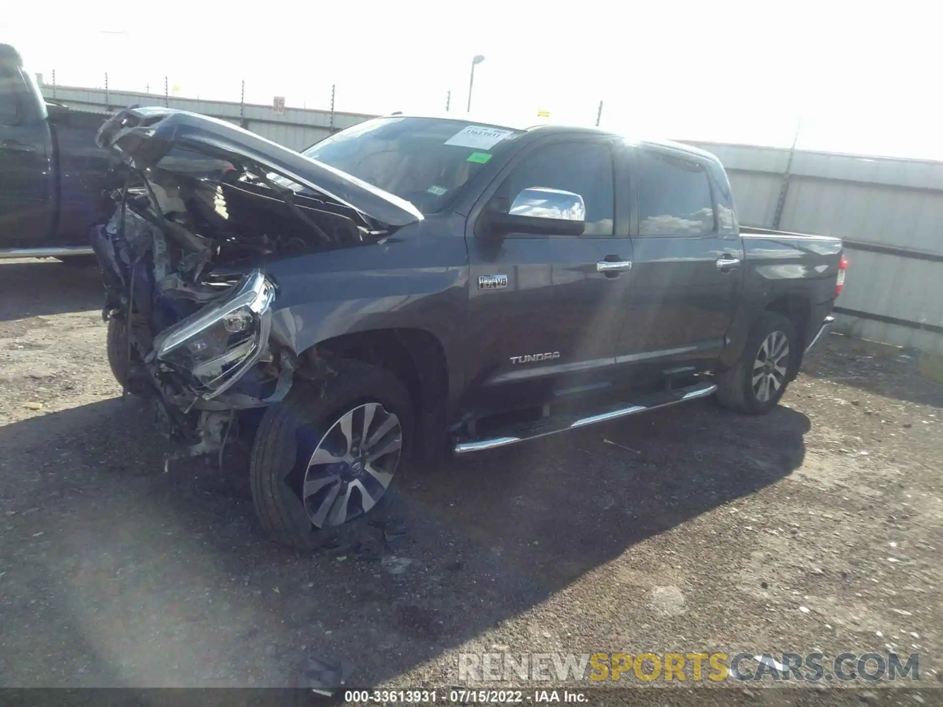 2 Photograph of a damaged car 5TFFY5F14KX246446 TOYOTA TUNDRA 2WD 2019