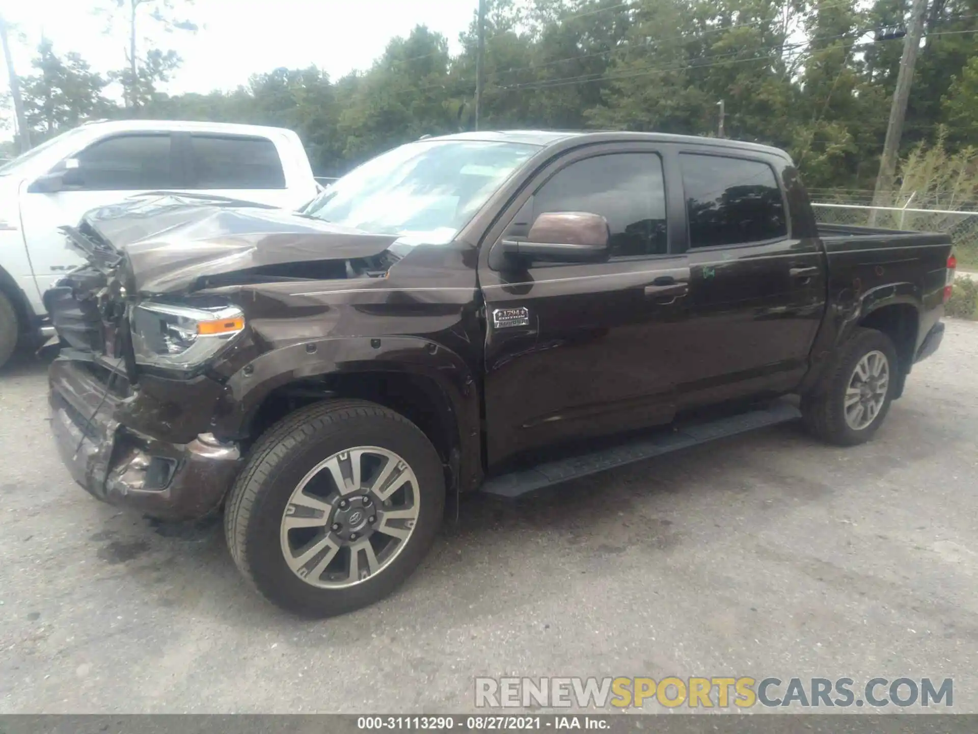 2 Photograph of a damaged car 5TFGY5F12KX252900 TOYOTA TUNDRA 2WD 2019