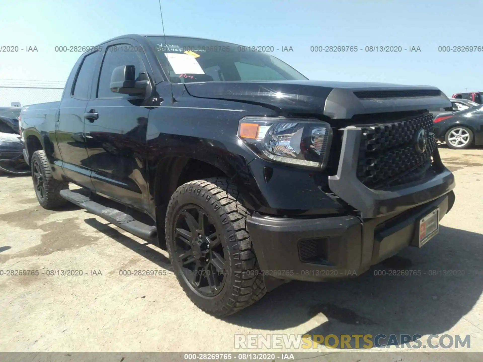 1 Photograph of a damaged car 5TFRM5F10KX140035 TOYOTA TUNDRA 2WD 2019