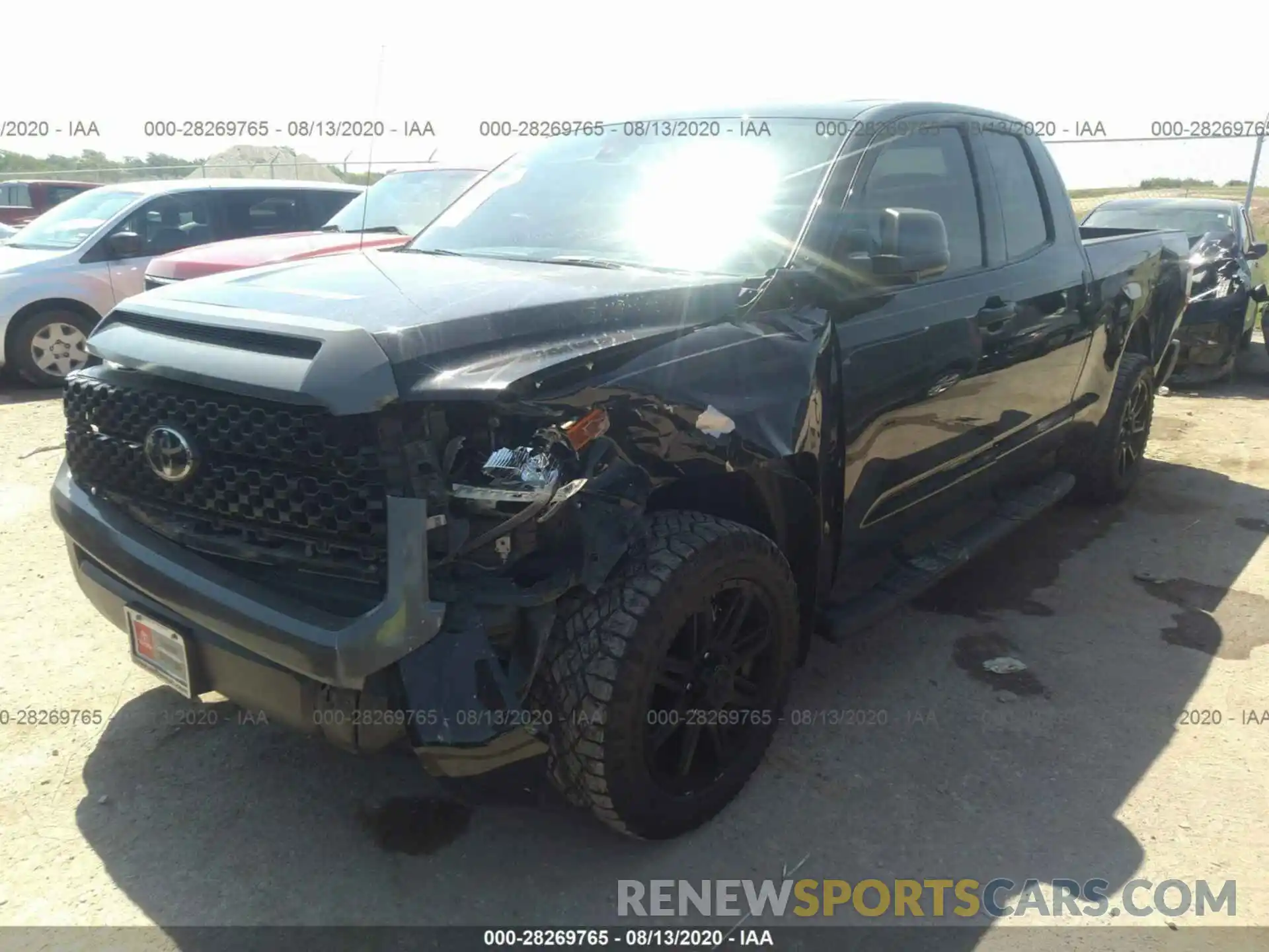 2 Photograph of a damaged car 5TFRM5F10KX140035 TOYOTA TUNDRA 2WD 2019