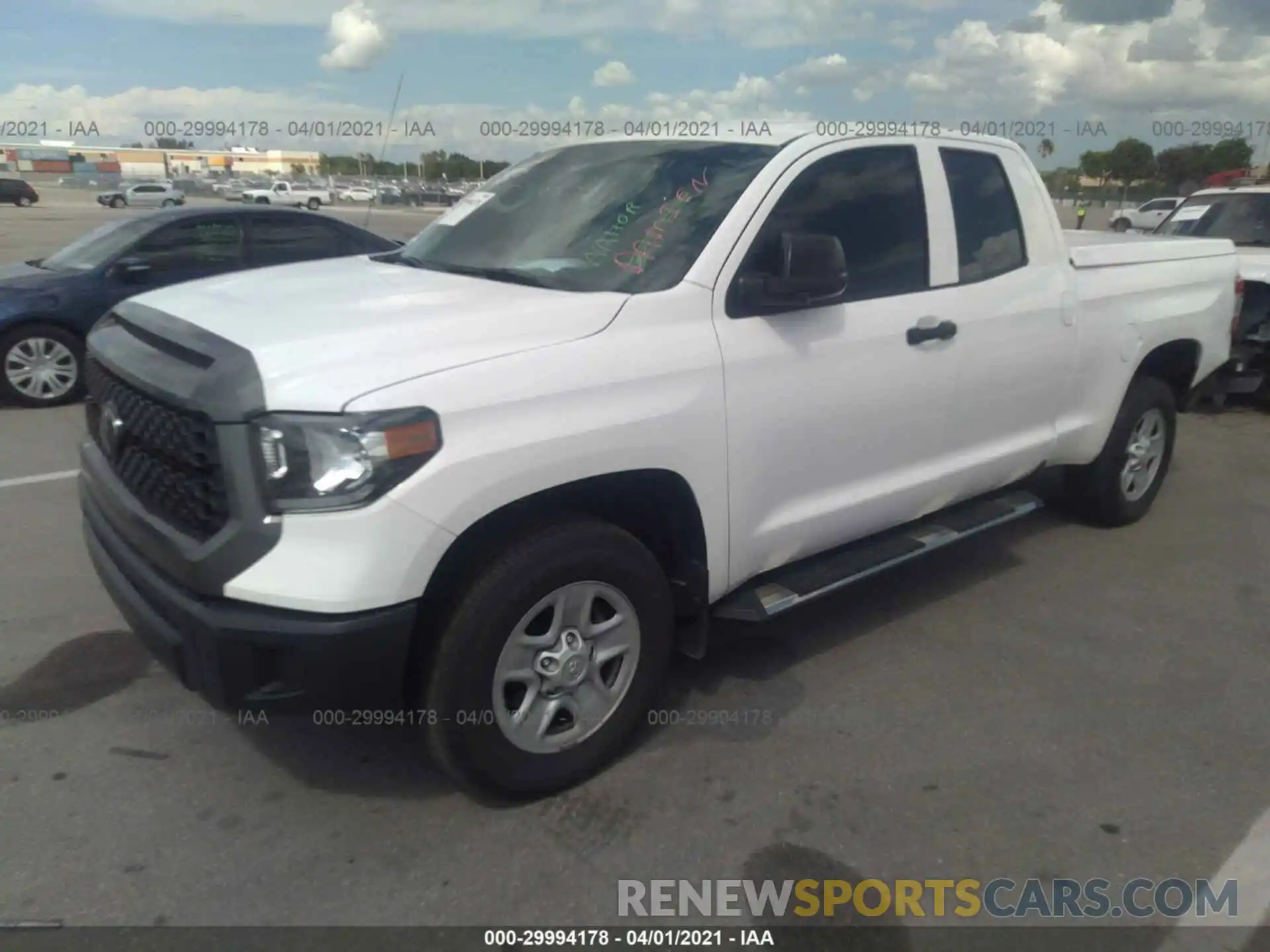 2 Photograph of a damaged car 5TFRM5F10KX141542 TOYOTA TUNDRA 2WD 2019