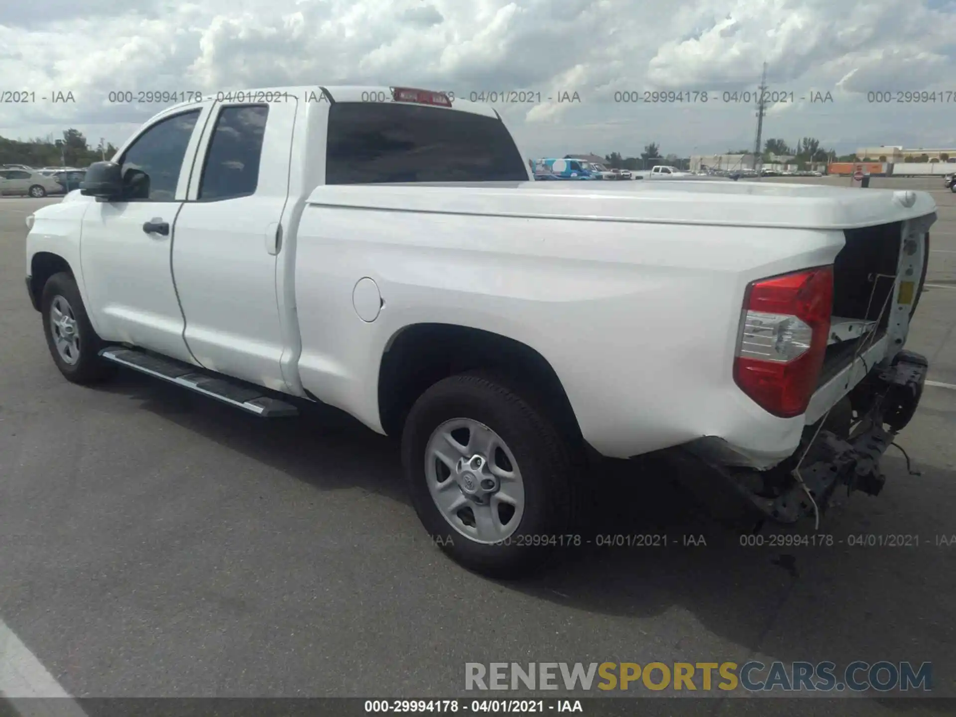 3 Photograph of a damaged car 5TFRM5F10KX141542 TOYOTA TUNDRA 2WD 2019