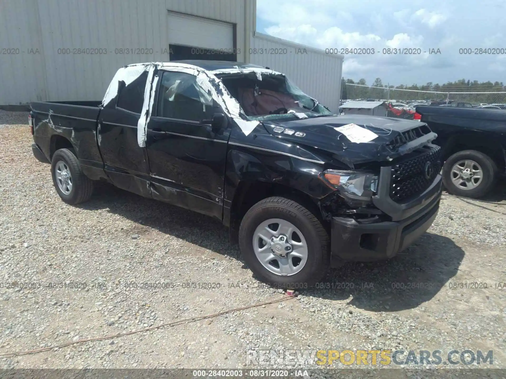 1 Photograph of a damaged car 5TFRM5F10KX143131 TOYOTA TUNDRA 2WD 2019