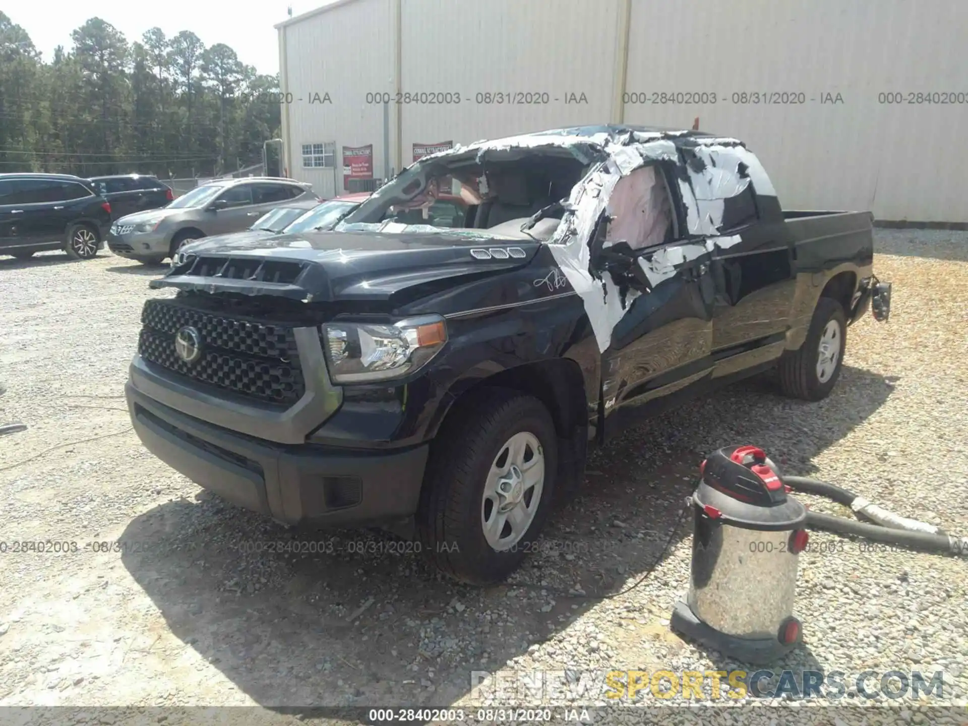 2 Photograph of a damaged car 5TFRM5F10KX143131 TOYOTA TUNDRA 2WD 2019