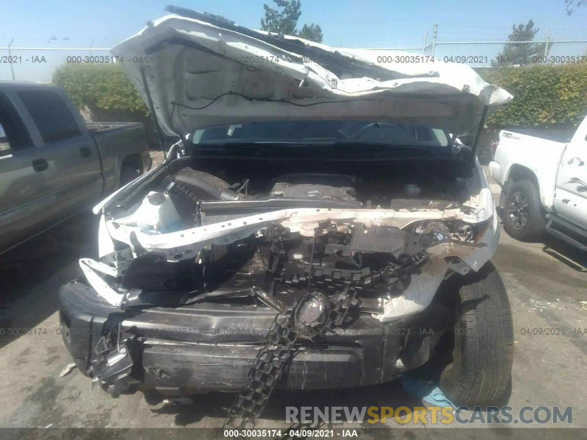 6 Photograph of a damaged car 5TFRM5F10KX144358 TOYOTA TUNDRA 2WD 2019