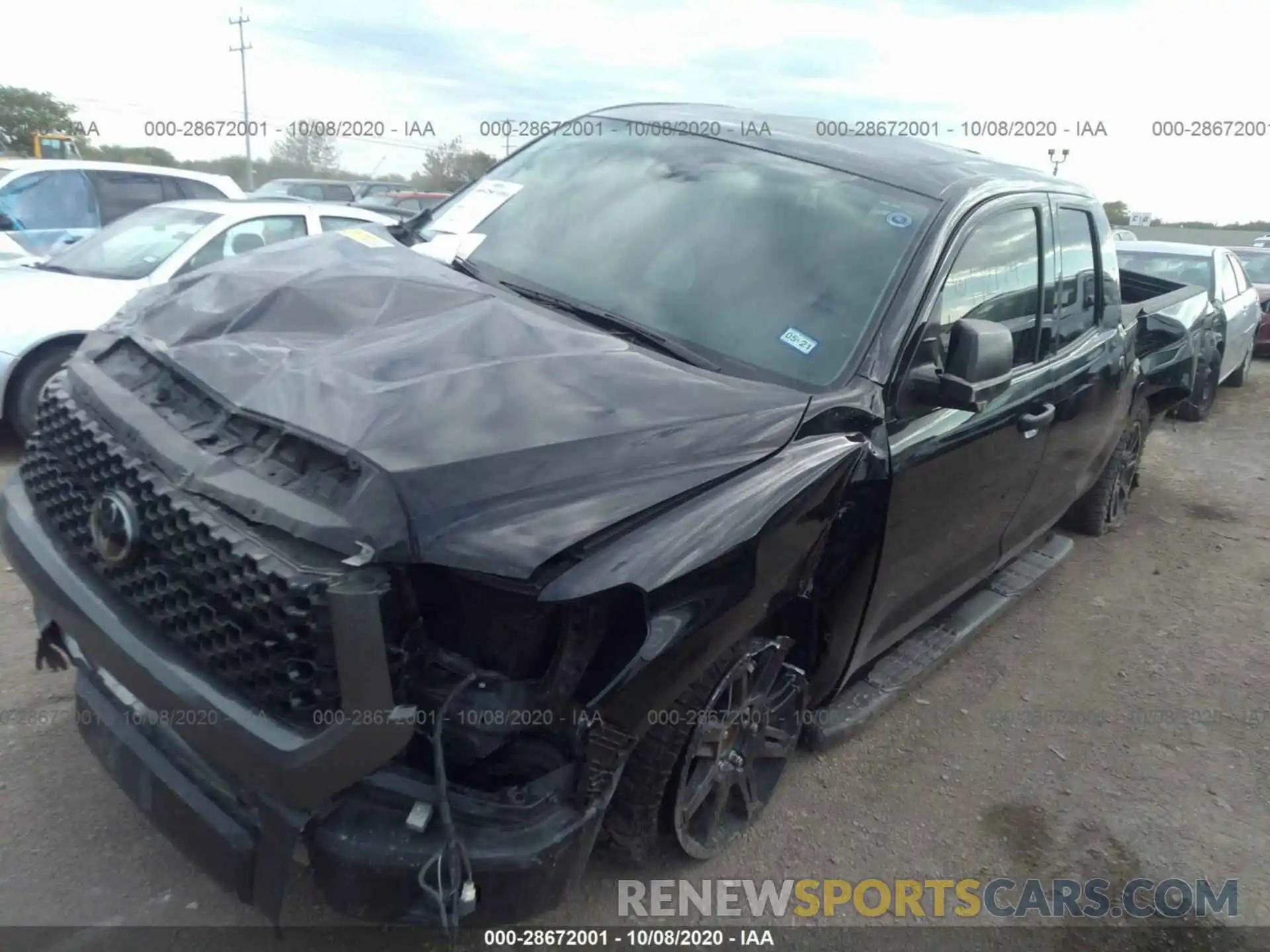 2 Photograph of a damaged car 5TFRM5F12KX142174 TOYOTA TUNDRA 2WD 2019