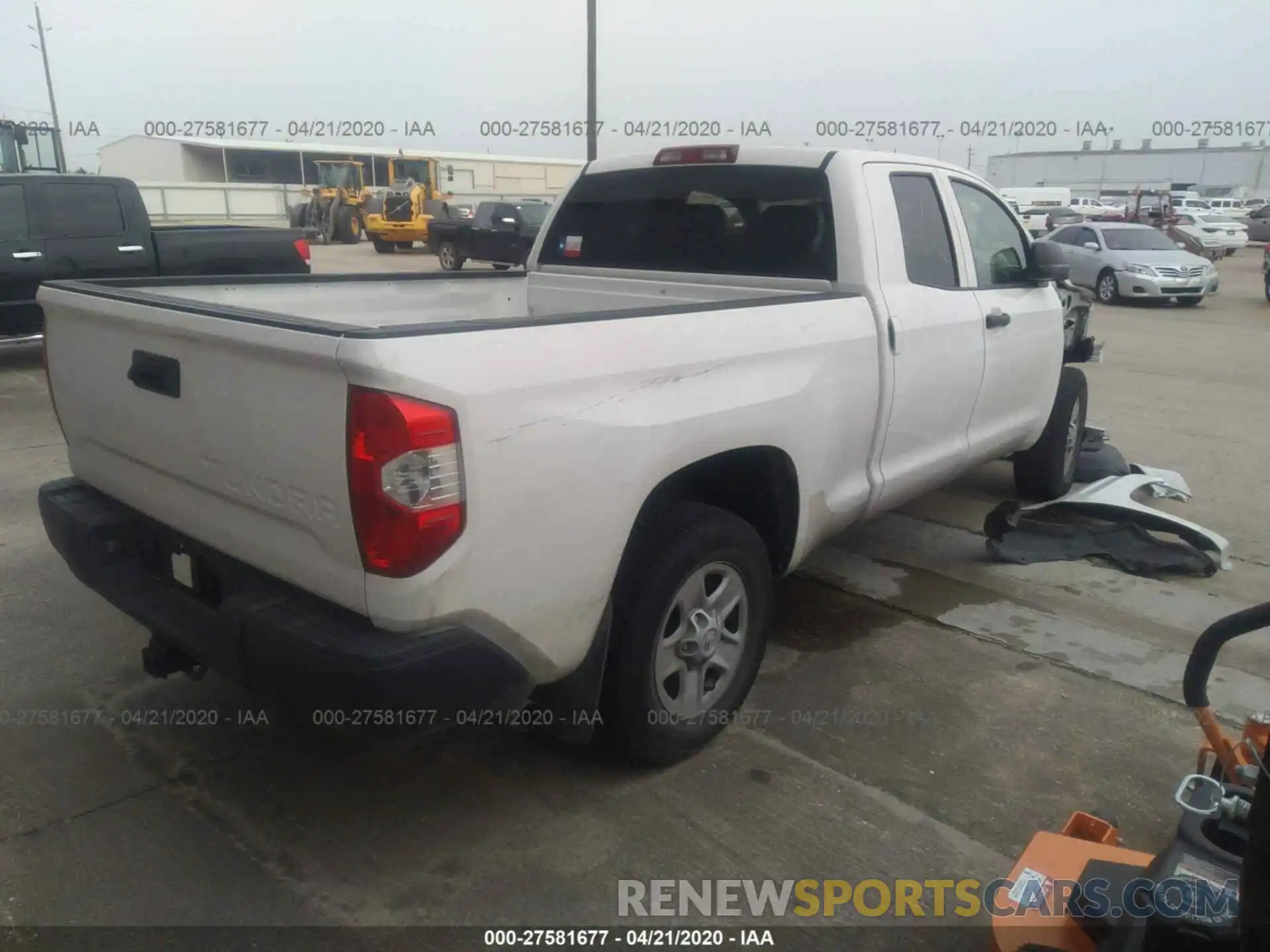 4 Photograph of a damaged car 5TFRM5F13KX144595 TOYOTA TUNDRA 2WD 2019