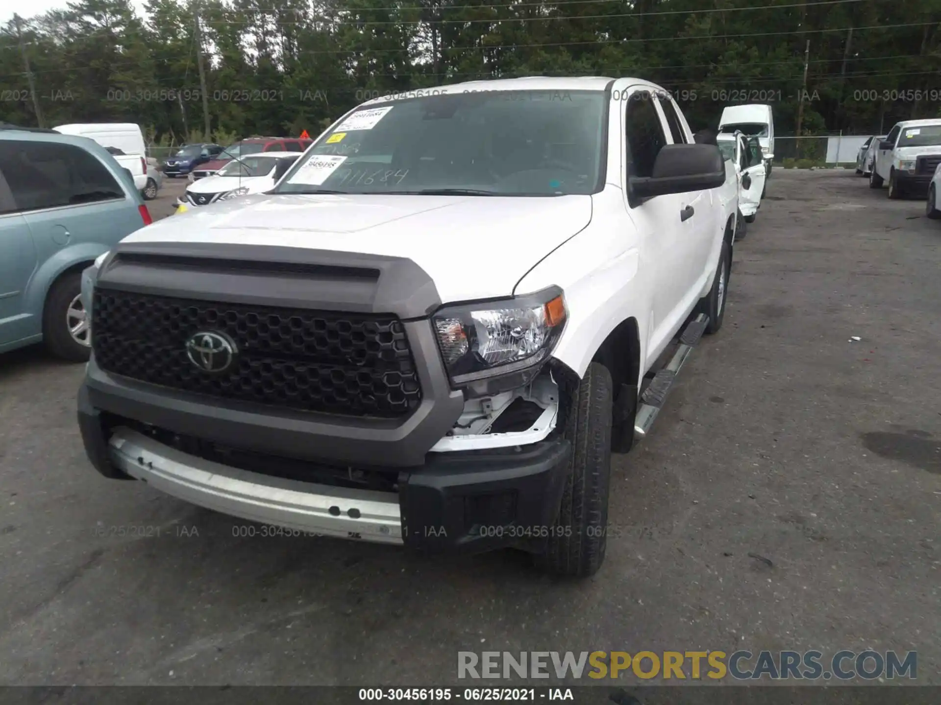 6 Photograph of a damaged car 5TFRM5F14KX137235 TOYOTA TUNDRA 2WD 2019