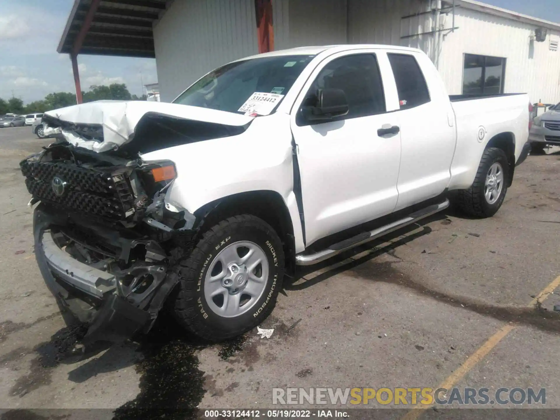 2 Photograph of a damaged car 5TFRM5F14KX140782 TOYOTA TUNDRA 2WD 2019